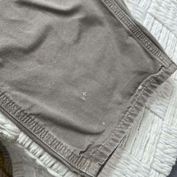 Carhartt distressed carpenter pants with some stains and holes. #10015 - Picture 4 of 11